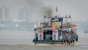 large ferry on water