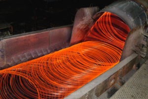 <p>Production of steel wire rods in a factory in India (Image: Alamy)</p>